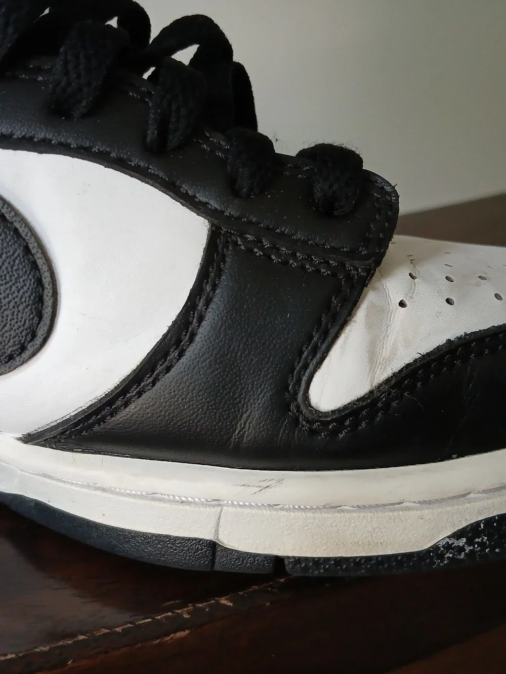 Nike Dunk Low Black White Panda CW1590-100 Youth Size 7Y